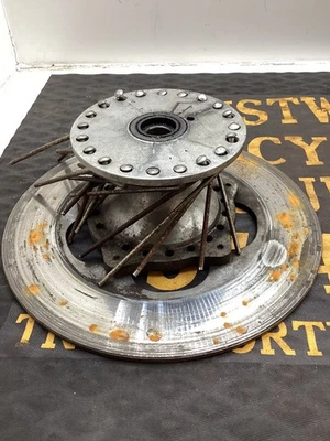 Buje de rueda delantera Harley OEM CON ROTOR DISCO ÚNICO 43600-74 1974- 1977 XL FX 35 mm Foto 1 de 4