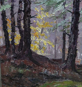von Andok Ludwig 1890-1981 Budapest Regensburg Landschaft Wald Impressionismus - Bild 1 von 9