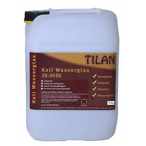 TILAN Kaliwasserglas 28-30 BE 12 kg Konzentrat - Versiegelung - Haftgrund - - Afbeelding 1 van 1