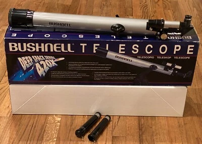 Bushnell Deep Space 78-9512 60mm Refractor Telescope W/ Original Box NO TRIPOD - Image 1 of 4