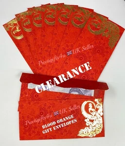 10/25/40 Orange Geld Geschenk Umschläge Salami Shagun Hochzeit Eid Geschenk Geld Brieftaschen - Bild 1 von 11
