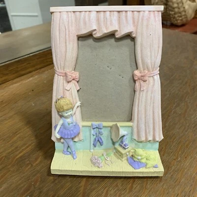 Russ Dance Ballet Picture Frame Resin Photo Opening Approx 3.5” X 4.5” - Image 1 of 4
