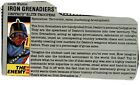 Vintage Hasbro G.I. Joe File Card: Iron Grenadiers Destro's Elite Troopers 