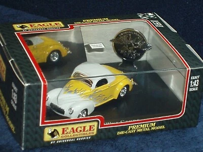 RARE EAGLE's RACE 1941 WILLYS COUPE CUSTOM HOT ROD 1/43 DISP CASE INCLUDED - Image 1 of 4
