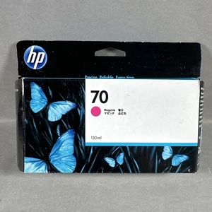 NEW HP 70 HP70 MAGENTA CARTRIDGE C9453A DESIGNJET Z3100 Z3200 exp: 06/2015 - Picture 1 of 9