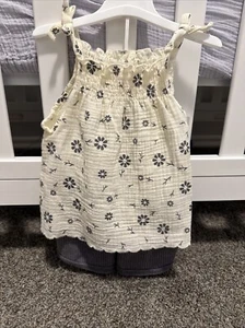 Ensemble haut et short Grayson Mini bébé fille 2 pièces à fleurs - Photo 1/2