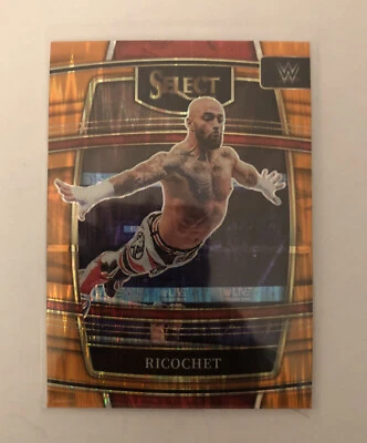 2022 Panini Select WWE Ricochet Concourse Orange Flash Prizm #26 Smackdown - Image 1 of 2