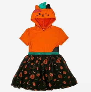 Girls' Squishmallows Halloween Cosplay Short Sleeve Dress Medium NWT - Picture 1 of 8