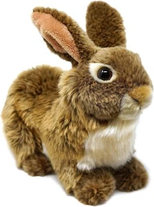 Brown Rabbit - 10 Inch Stuffed Animal Plush Bunny - Picture 1 of 3