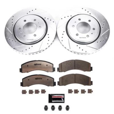 Kit de frenos de camioneta y remolque PowerStop Z36 para Ford Expedition 10-18 delantero Foto 1 de 4