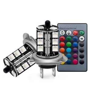 Ruiandsion H7 LED Car Fog Driving Light Bulb Car Front Light CANBUS 12V 13Colors - Picture 1 of 9