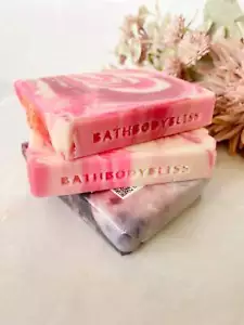 Cherry Blossom Handmade Soap - Floral Blossom Fragranced Soap FREE POST - Picture 1 of 10