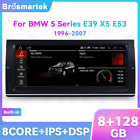 10,25 Zoll CarPlay Android 13 Autoradio 128GB WLAN DSP für BMW 5er E39 X5 E53 M5