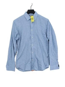 Selected Men's Shirt XS Blue Cotton with Polyester Basic - Picture 1 of 5