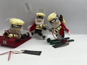 Vintage Kurt Adler Christmas Ornaments Santa Elf Snow Sports Hersheys 1992 - Picture 1 of 4