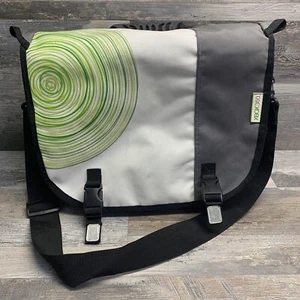 Microsoft XBOX 360 - Travel Shoulder Bag Carrying Case Bag - White Gray Green - Picture 1 of 5