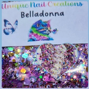 Limited Edition Glitter Mix~BELLADONNA~Nail Art/Body Glitter/festival/Slime - Picture 1 of 3