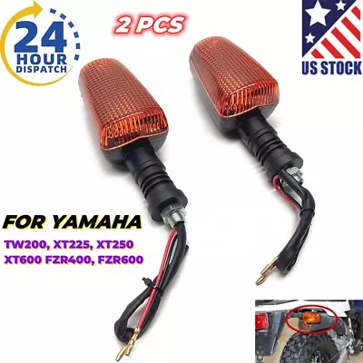 2xRear Turn Signal Light for Yamaha TW200 XT225 XT250 FZR400 FZR600 Radian XT600 - Image 1 of 4