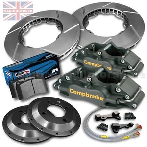 TO FIT FORD SIERRA COSWORTH 2WD 16" 4 POT FRONT BRAKE KIT - Picture 1 of 4