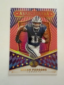 2024 Panini Illusions Abracadabra rojo #20 Micah Parsons/199 vaqueros - Imagen 1 de 3