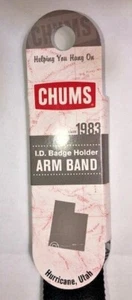 CHUMS Plastic ID Arm Band Badge Holder 4 x 2/12 Lanyard Credential Hospital Fire - Picture 1 of 6