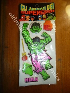 GLI ADESIVI DEI SUPEREROI HULK ANCORA FUSTELLATO NEW GIO CO. ROMA - Bild 1 von 1