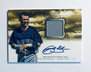Nick Franklin Autograph Jersey 2013 Bowman Inception Relics Card #AR-NF Seattle - Picture 1 of 2