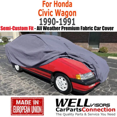 Cubierta de auto WellVisors duradera para todo tipo de clima para Honda Civic Wagon 1990-1991 Foto 1 de 4