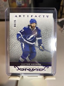 21-22 UD Artifacts Victor Hedman purple 04/25