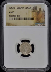 1548KB HUNGARY DENAR NGC MS63 - Picture 1 of 2