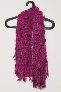 Chicos Schal mit Tasse in lustigem fuchsia/rot/orange/schwarz, 80" x 7" Breite - Bild 1 von 1