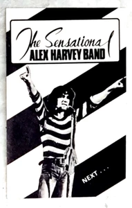 SAHB Sensational Alex Harvey Band 'Next' Original 1973 UK Promo Sticker Unused - Foto 1 di 2
