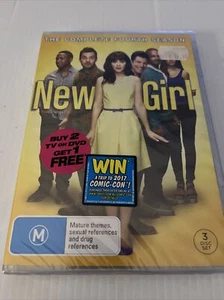 New Girl : Season 4 : (2016 :3 Disc DVD Set) Brand New Still Sealed Plastic R4 - Picture 1 of 2