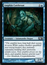 1x Amphin Cutthroat - Foil MTG Magic 2012 (M12) NM Magic Foil