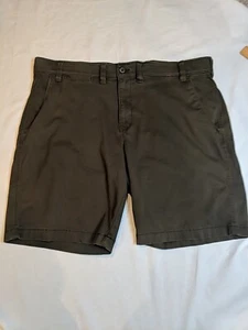 The Foundry Supply Co. Comfort Stretch Waist Chino Shorts Mens 46 Olive Green - Picture 1 of 12