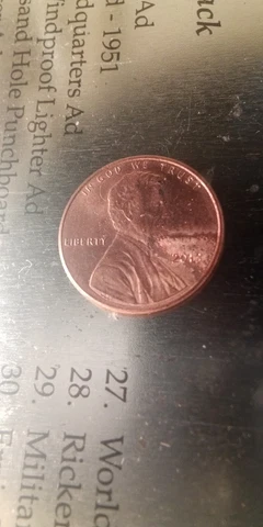 2018 i think  cud on the obverse side wiping out the date Cover