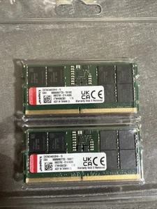 KINGSTON KCP556SS8-16 16GB DDR5 5600MHz PC5-44800 SODIMM Laptop RAM Memory - Picture 1 of 1