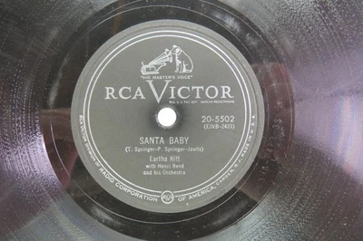 Eartha Kitt - RCA VICTOR 20-5502 - Santa Baby - Image 1 of 4