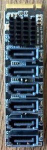 Karta adaptera M.2 na SATA3.0, M EKY M.2 NVMe PCIE3.0 na adapter SATA, ASM1166 6Gb - Zdjęcie 1 z 2