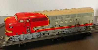 POSTGUERRA MARX O GAUGE SANTA FE #21 UNIDAD ALIMENTADA Y FICTICIA + Más... L@@K/LEER Foto 1 de 4