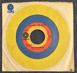RASPBERRIES: go all the way / with you in my life CAPITOL VG - Picture 1 of 2
