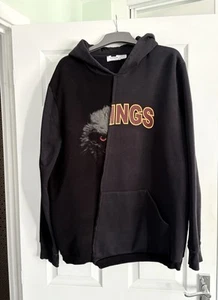Topman Black Eagle Kings Hoodie - Size L - Retro - Picture 1 of 10
