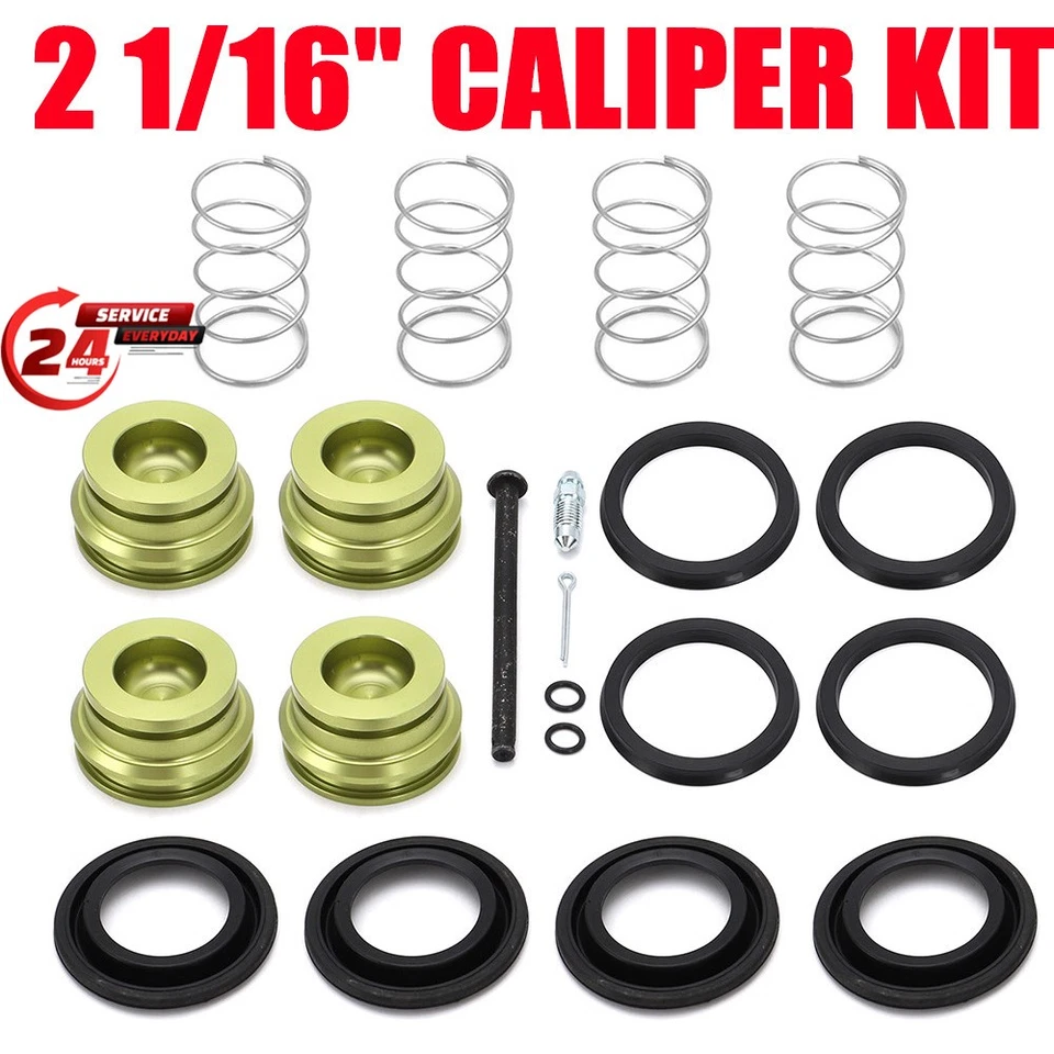 Kit de reconstrucción de pinza de freno de disco de 4 pistones Chevelle Impala 1967-68 EE. UU. para Chevrolet 1967-68 Foto 1 de 4