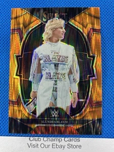 2023 #47 Alundra Blayze Panini Select WWE Legends Concourse Orange Flash Prizm - Imagen 1 de 2