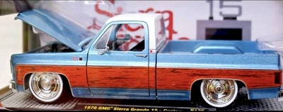 ДОСТАВКА В ТОТ ЖЕ ДЕНЬ Квадратный Корпус 1976 GMC Sierra Grande 15 На заказ 1/24 Искусственное Дерево - Изображение 1 из 2