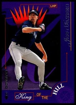 1997 Donruss Jeff Fassero Seattle Mariners #436 King of the Hill MLB Pitcher  - Image 1 of 2