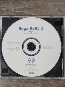 Dreamcast Sega Rally 2 review disc white label