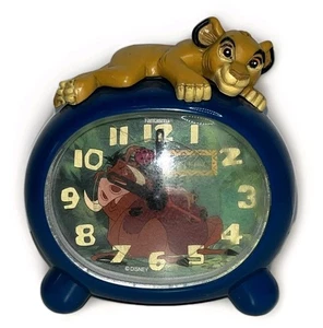 Vintage Lion King Plastic Alarm Clock Battery Powered Tested And Working Disney - Picture 1 of 8