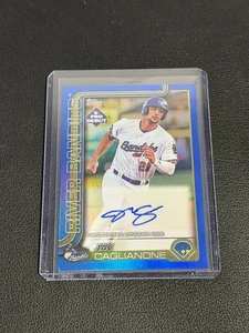 2025 Pro Debut Jac Caglianone Auto Blue /150 Royals/ River Bandits �� - Bild 1 von 2