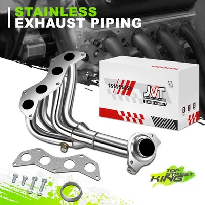 Colector semipulido de acero inoxidable 4-1 cabezal de escape para Scion tC 05-10 Foto 1 de 4